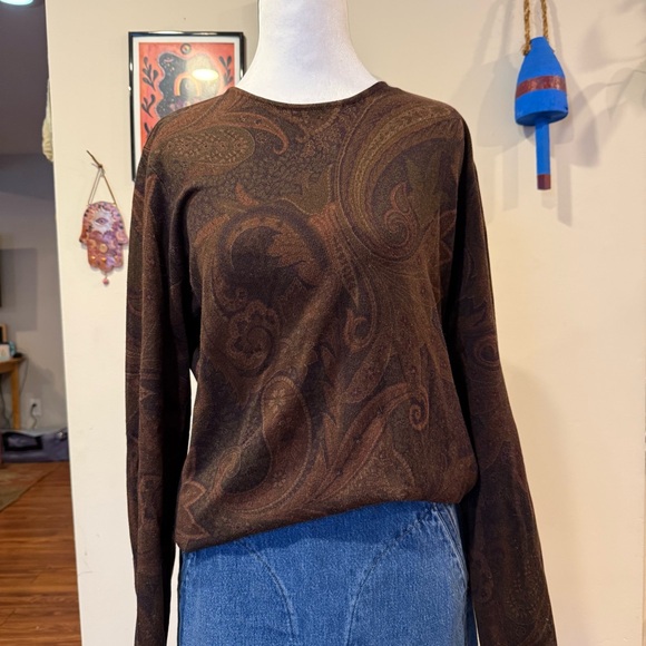 Paisley Ralph Lauren Sweater - Picture 2 of 6